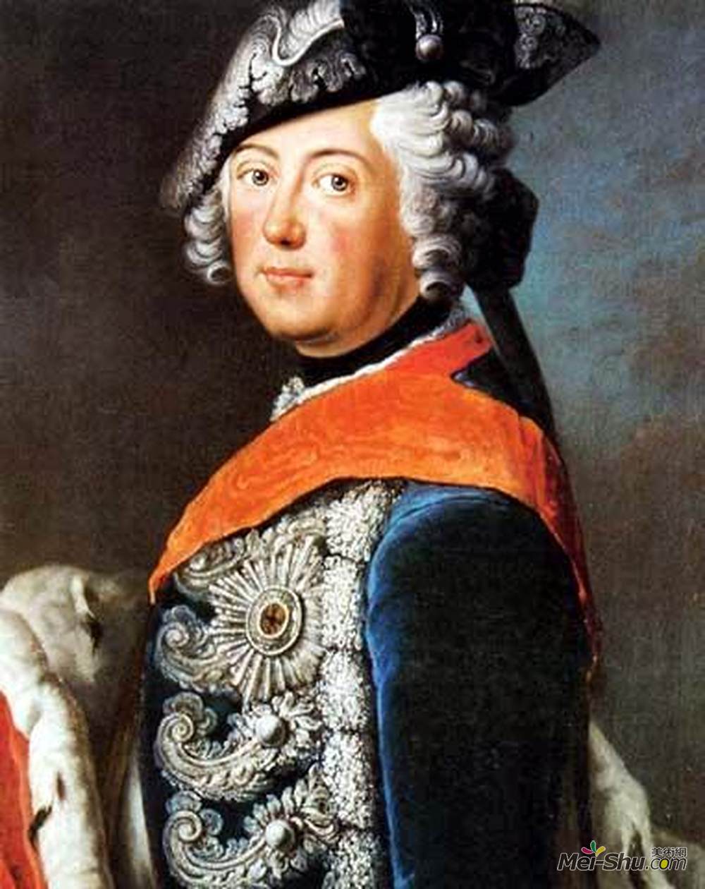 《腓特烈二世》安托·内佩斯(antoine pesne)高清作品