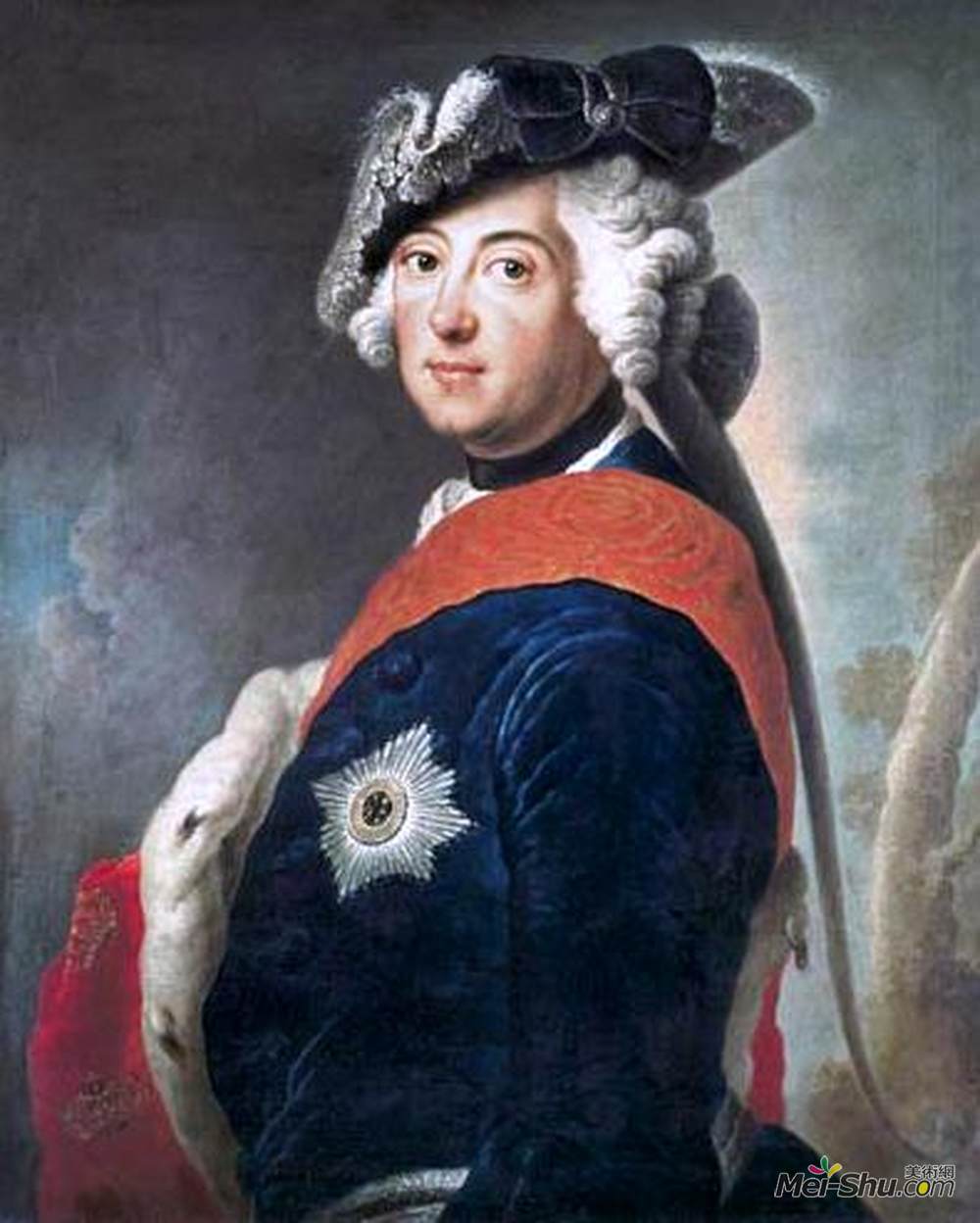 安托·内佩斯(Antoine Pesne)高清作品《腓特烈二世》