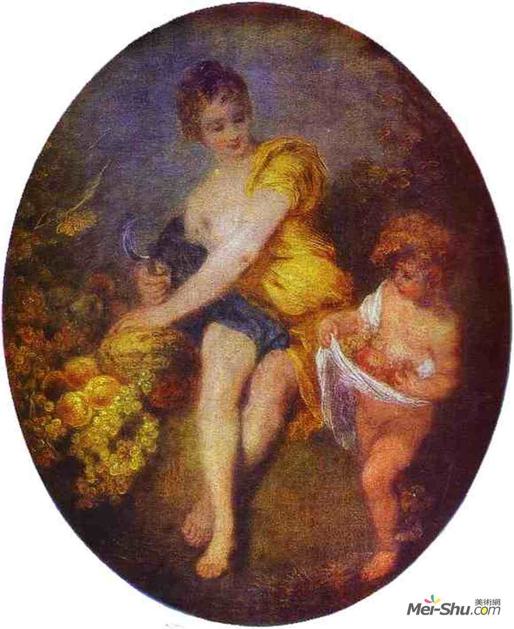 让·安东尼·华多(Antoine Watteau)高清作品《秋天》