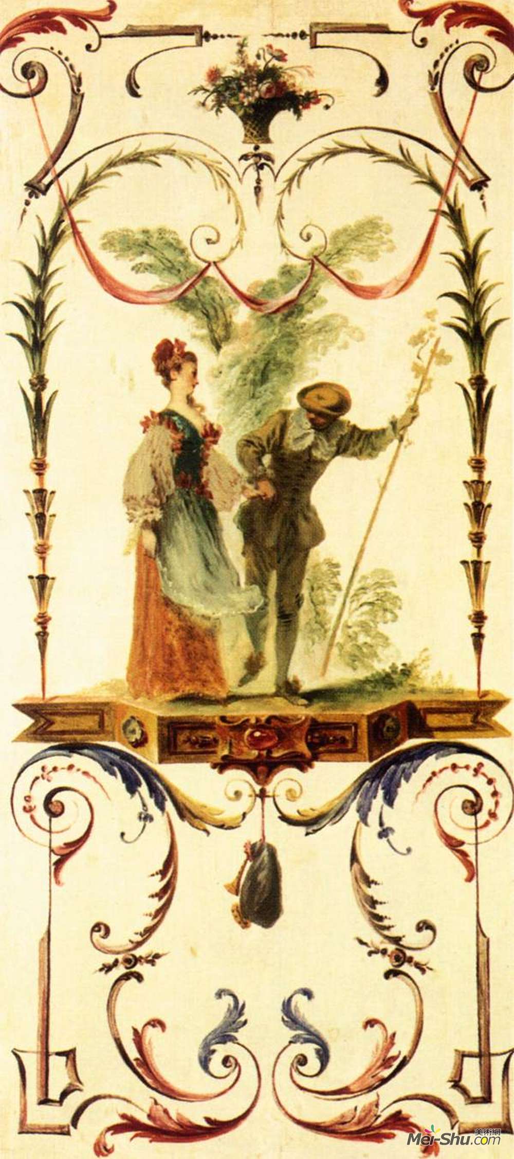 让·安东尼·华多(Antoine Watteau)高清作品《哄骗者》