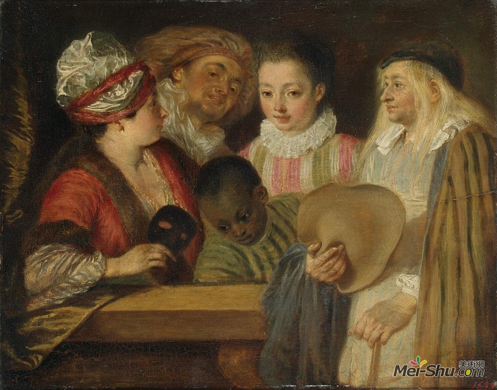 让·安东尼·华多(Antoine Watteau)高清作品《马斯克拉德》