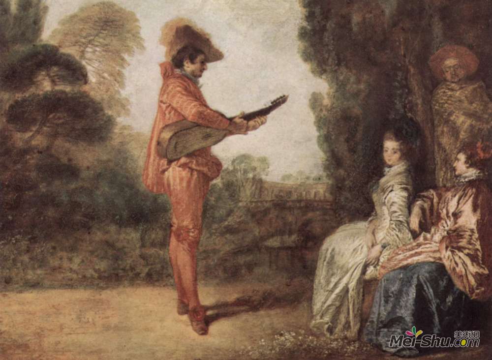 让·安东尼·华多(Antoine Watteau)高清作品《诱惑者》