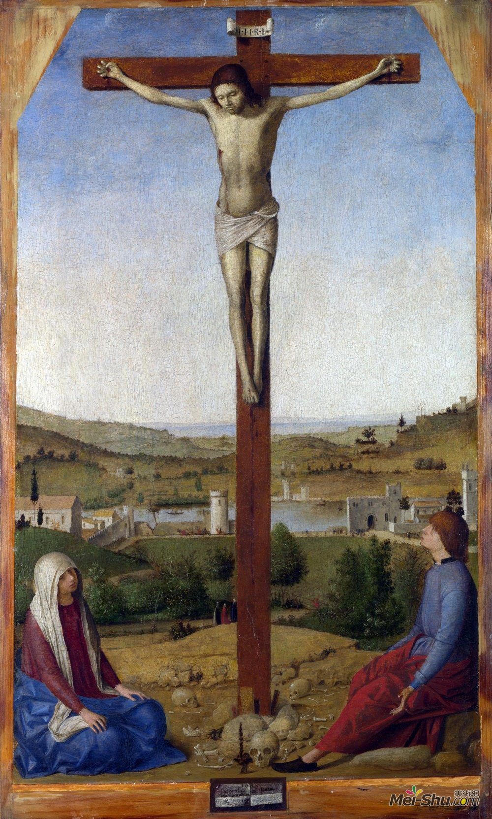 安东内洛·德·梅西纳(Antonello da Messina)高清作品《被钉十字架》