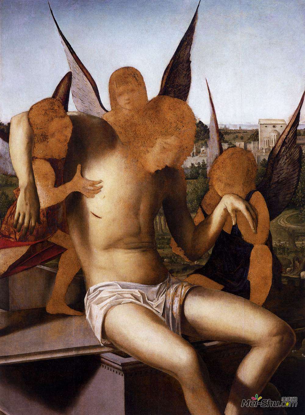 安东内洛·德·梅西纳(Antonello da Messina)高清作品《皮埃塔》