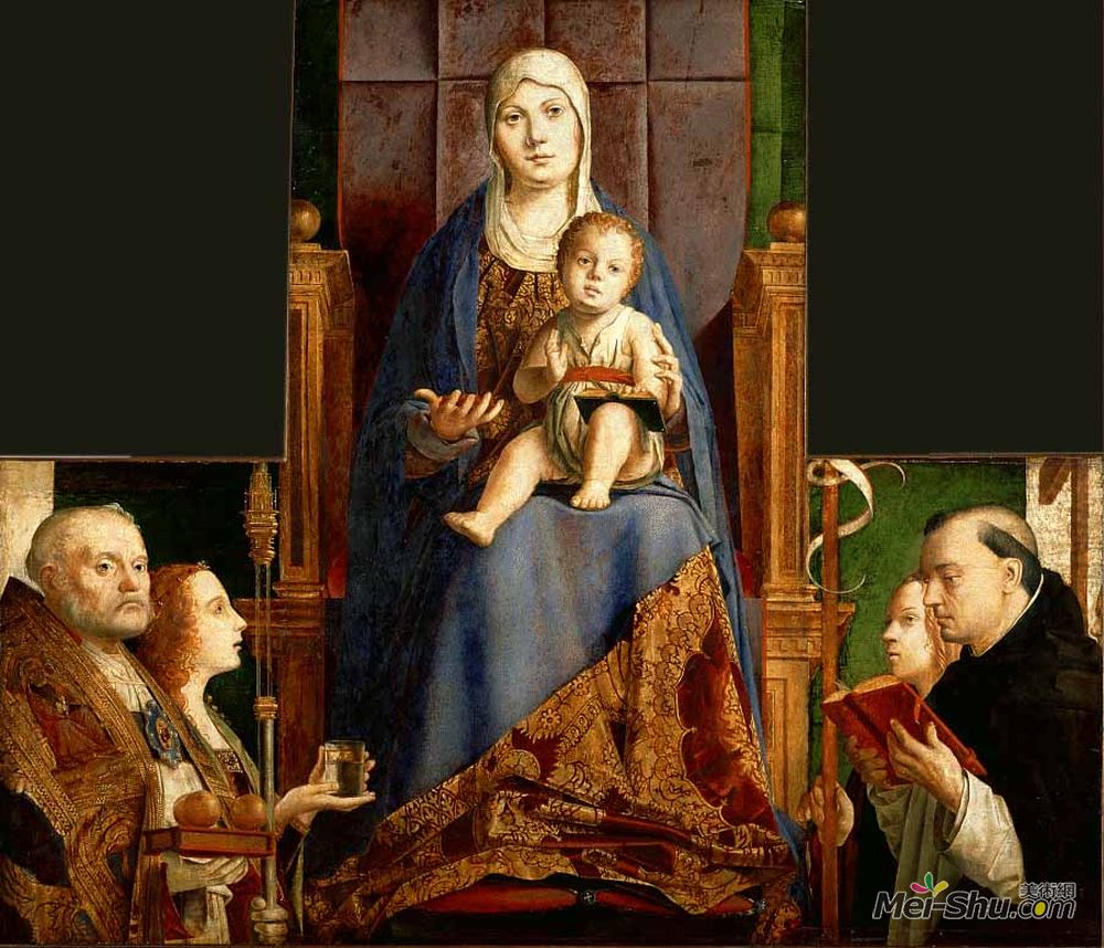 安东内洛·德·梅西纳(Antonello da Messina)高清作品《圣卡夏诺教堂之祭坛画》