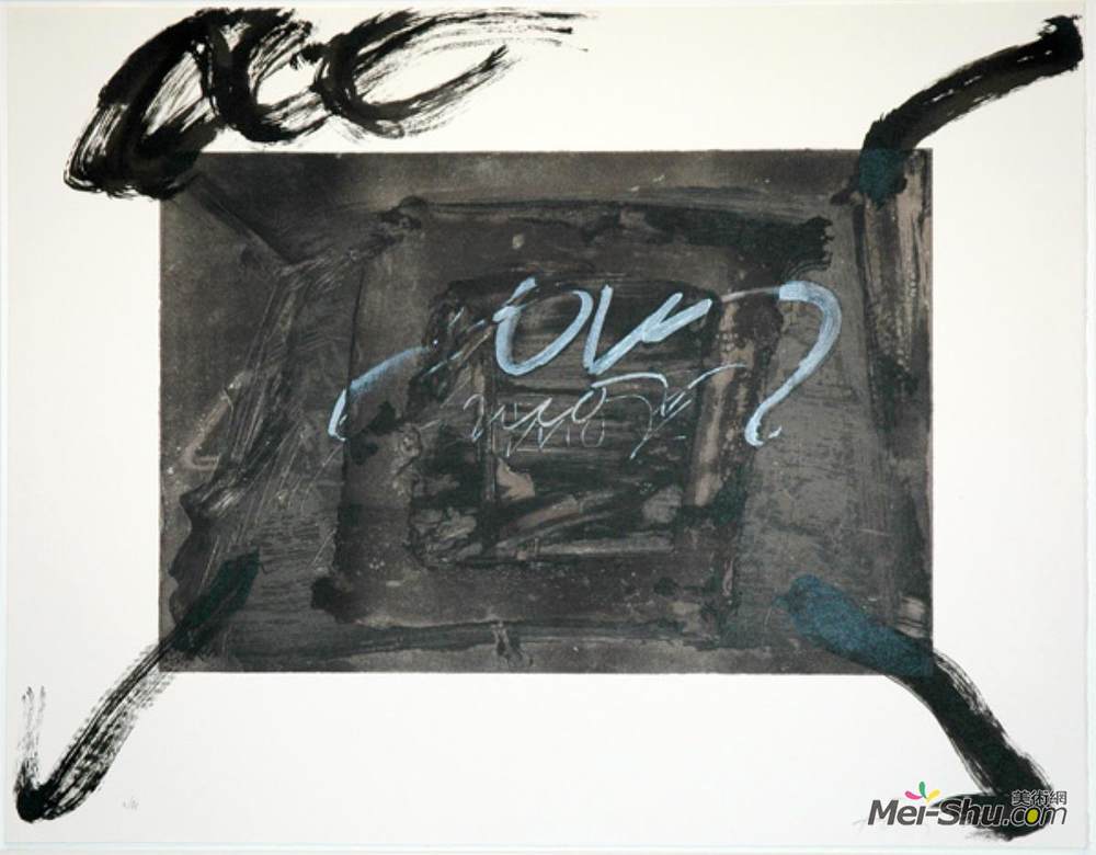 安东尼·塔皮埃斯(Antoni Tapies)高清作品《四旬斋》
