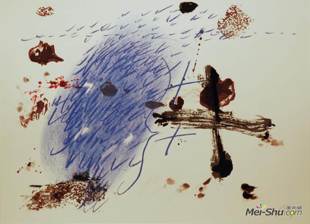 安东尼·塔皮埃斯(Antoni Tapies)高清作品《古龙香水》