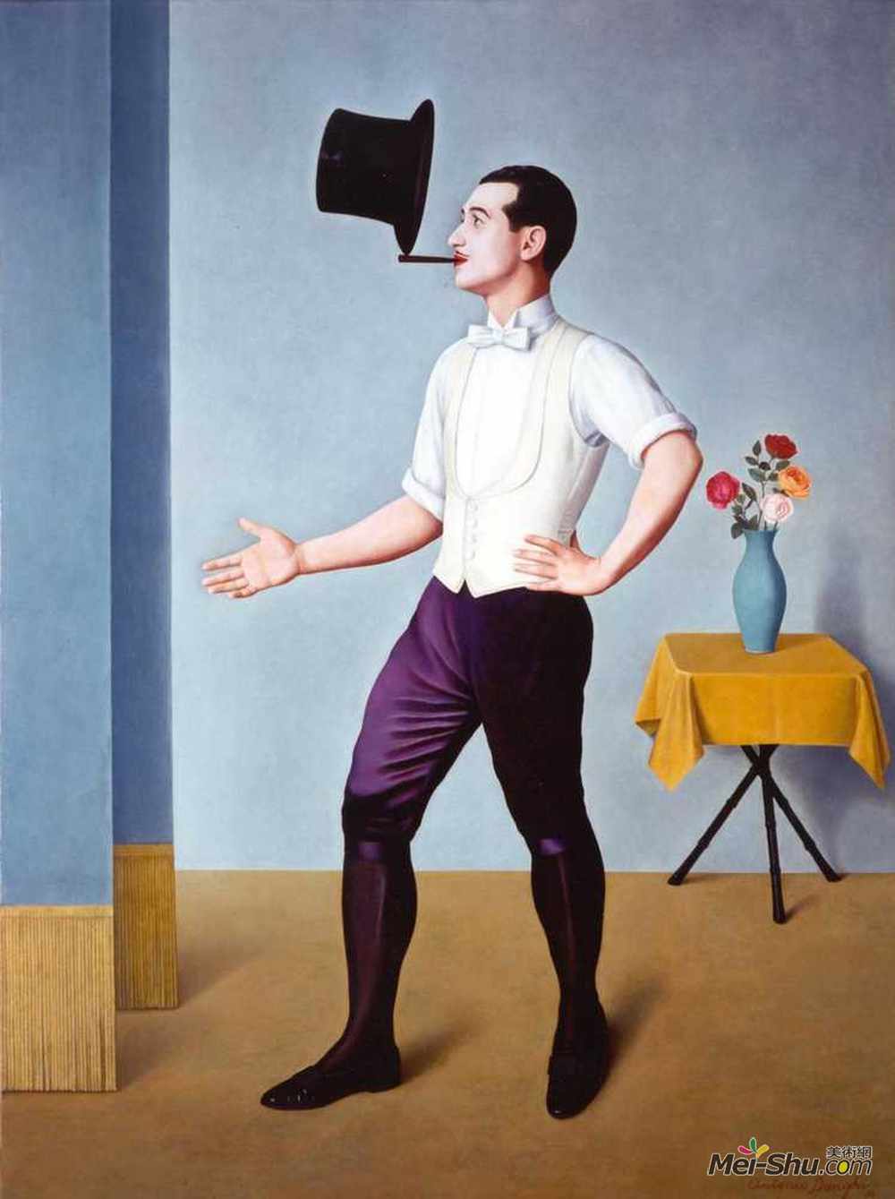 安东尼奥东希(Antonio Donghi)高清作品《圣乔治》