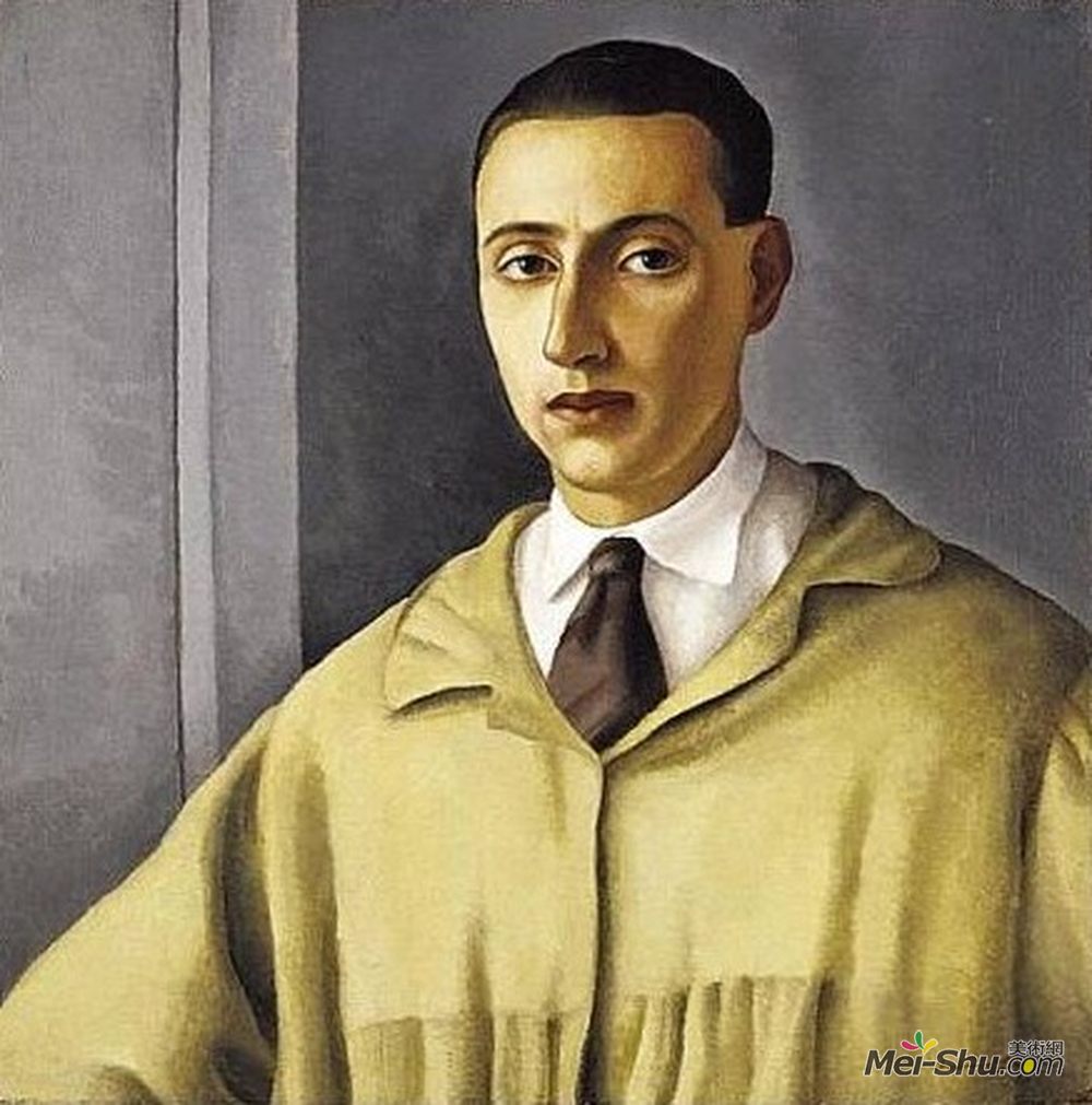 安东尼奥东希(Antonio Donghi)高清作品《自画像》