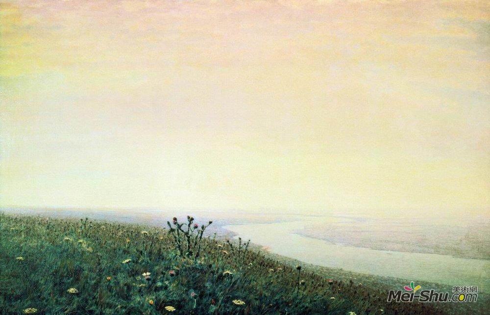 阿克希普·库祖(Arkhip Kuindzhi)高清作品《早晨的第聂伯》