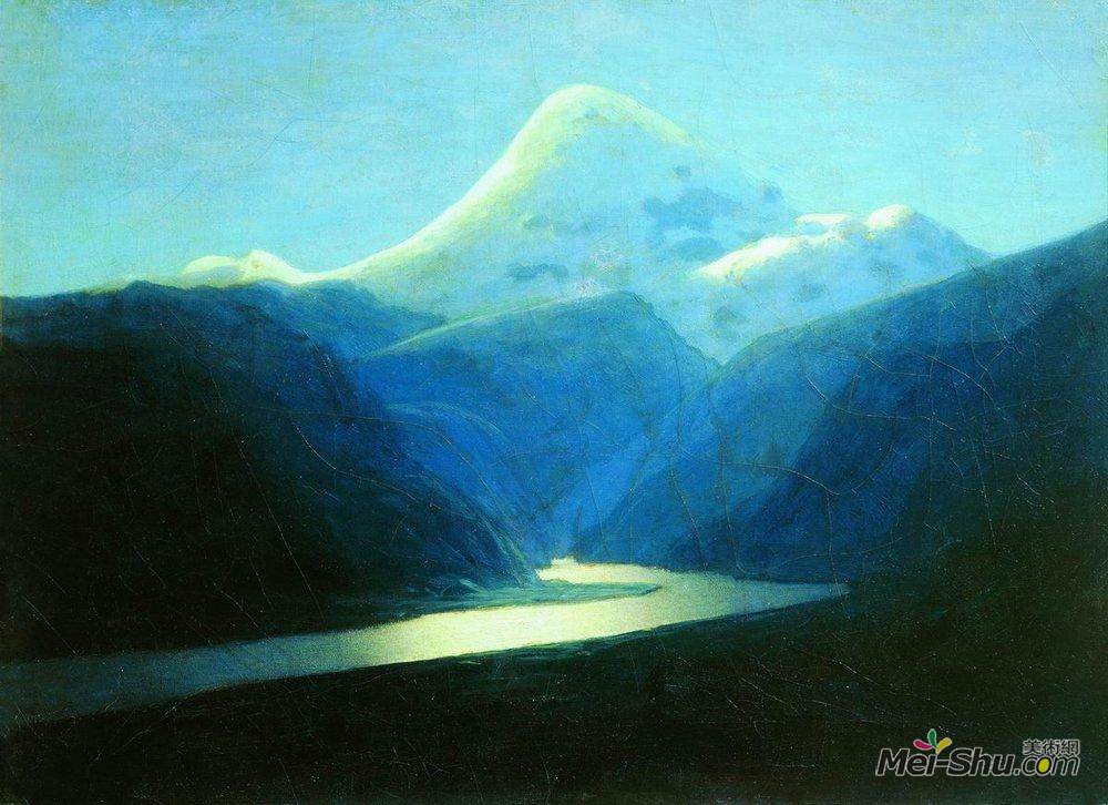 阿克希普·库祖(Arkhip Kuindzhi)高清作品《夜莺》