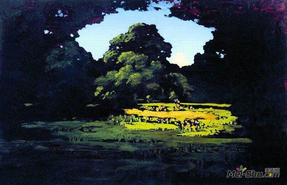 阿克希普·库祖(Arkhip Kuindzhi)高清作品《树林》