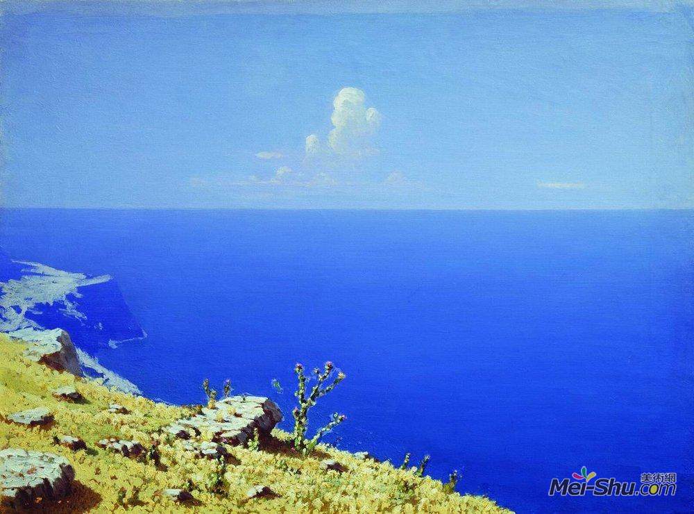 阿克希普·库祖(Arkhip Kuindzhi)高清作品《大海。克里米亚乐队》