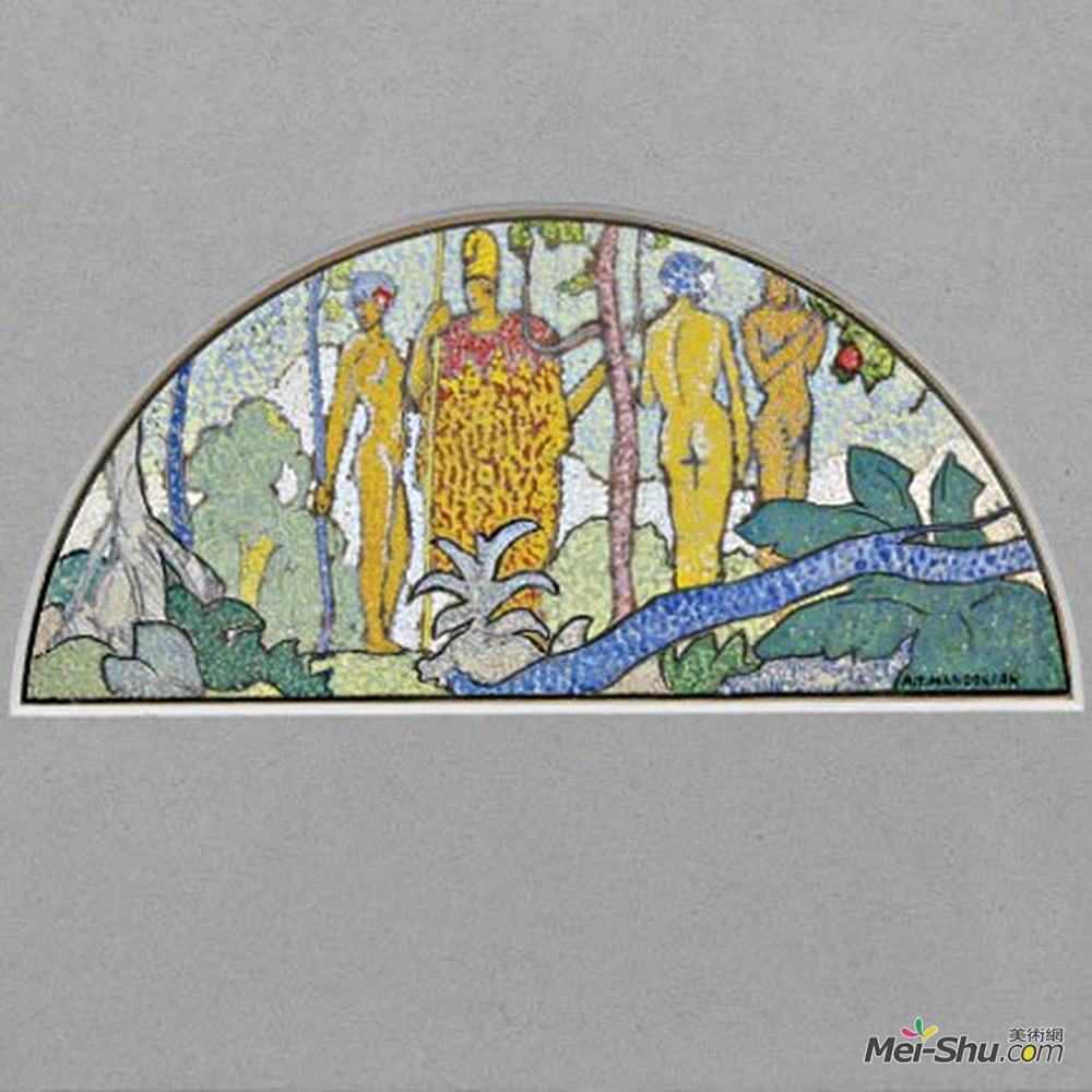 阿尔曼马努克(Arman Manookian)高清作品《壁画水彩画设计》
