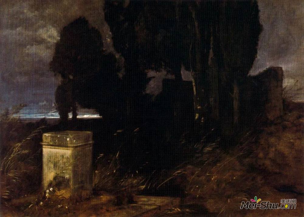 阿诺德·勃克林(Arnold Böcklin)高清作品《大力神圣殿》