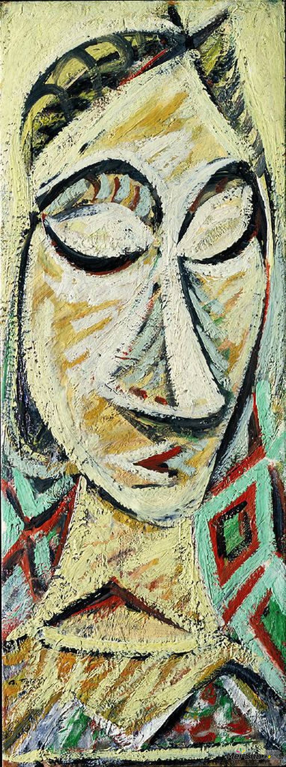 阿希尔·戈尔基(Arshile Gorky)高清作品《睡眠束缚》