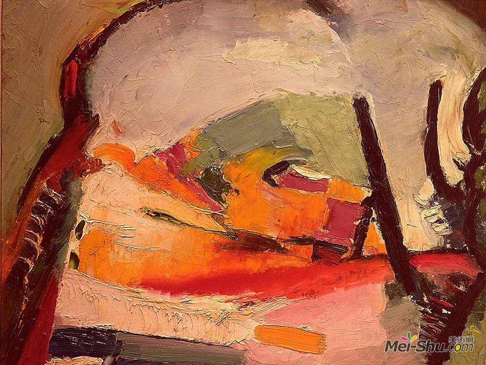 阿瑟·毕杰·查理(Arthur Beecher Carles)高清作品《景观》
