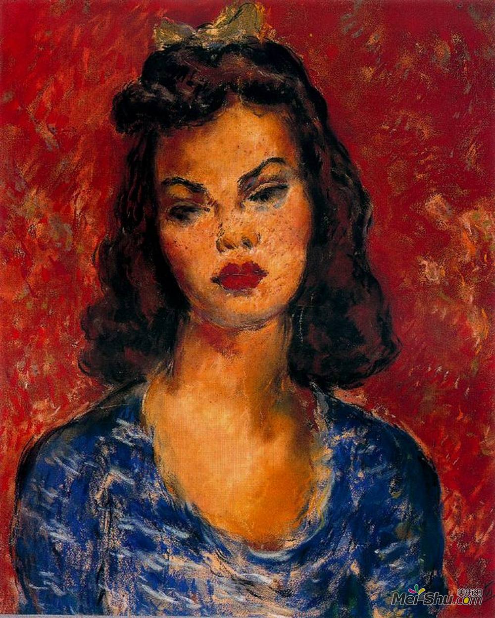 阿图罗苏托(Arturo Souto)高清作品《乔治娜的肖像画像》