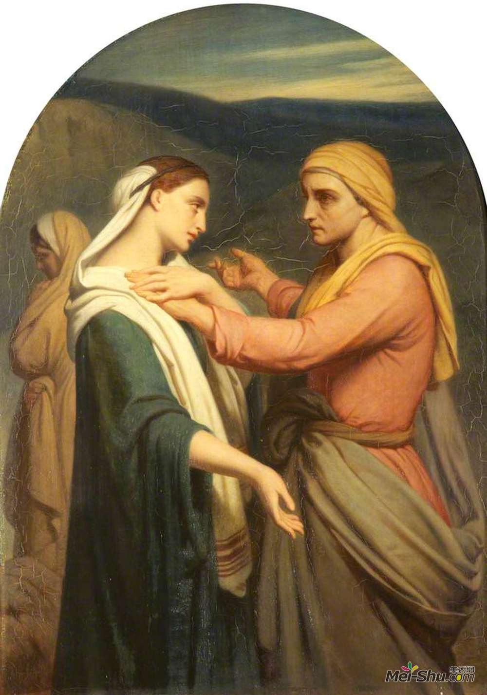 阿里·谢佛尔(Ary Scheffer)高清作品《路得与拿俄米》