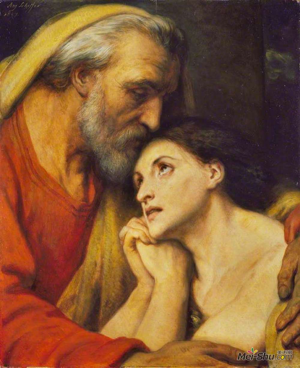 阿里·谢佛尔(Ary Scheffer)高清作品《浪子的归来》