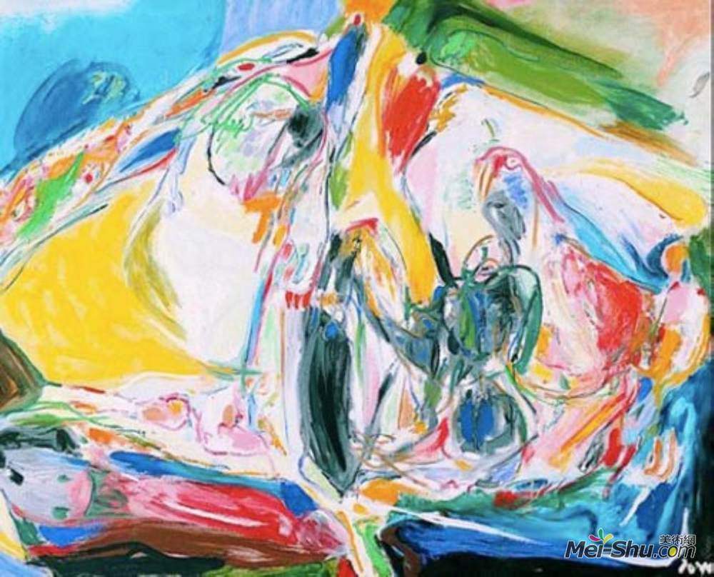 阿斯葛·琼(Asger Jorn)高清作品《S&ér&énit&é Aubaine》