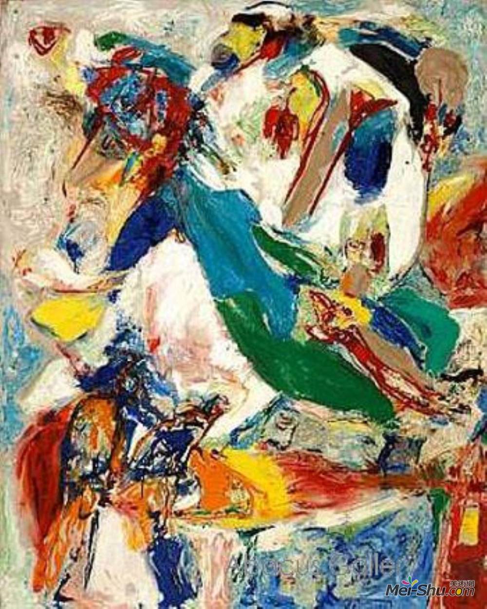 阿斯葛·琼(Asger Jorn)高清作品《特里斯特布兰奇》