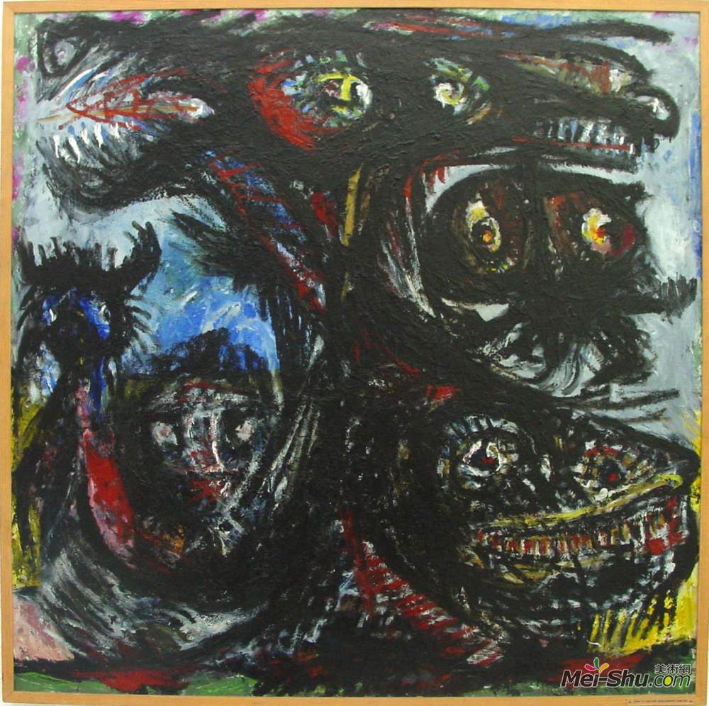 阿斯葛·琼(Asger Jorn)高清作品《鹰的权利》