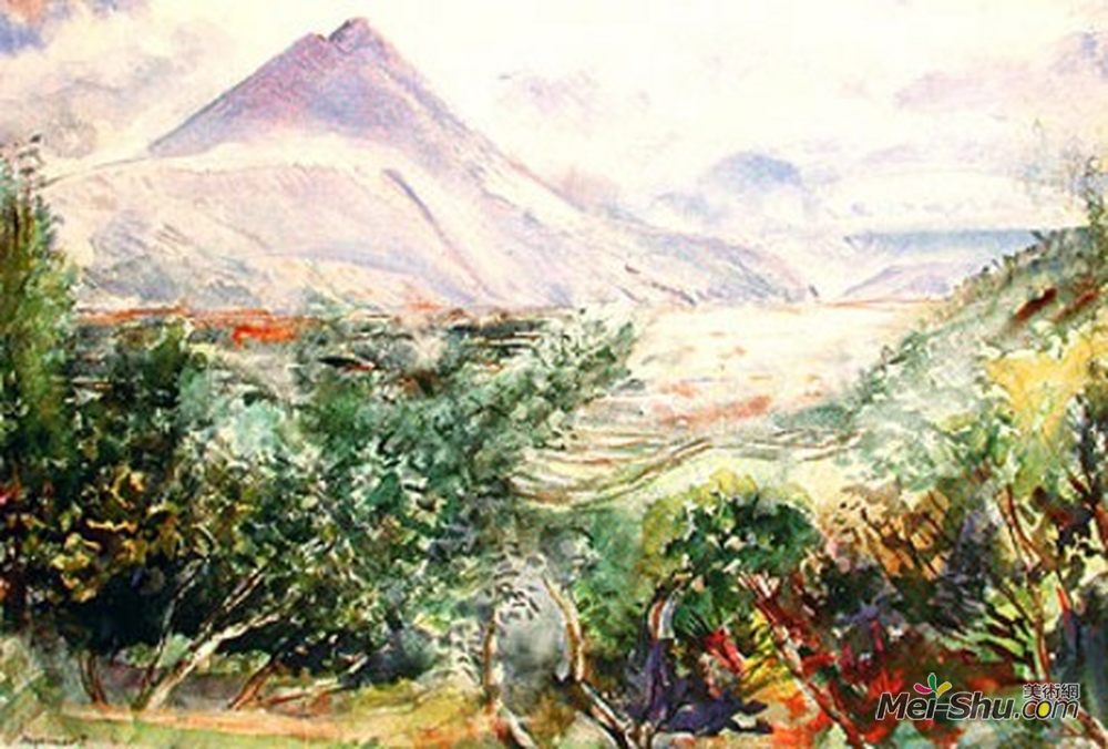 阿什格里穆琼森(Asgrimur Jonsson)高清作品《Mt. Str&útur and Eiríksj&?kull Glac》