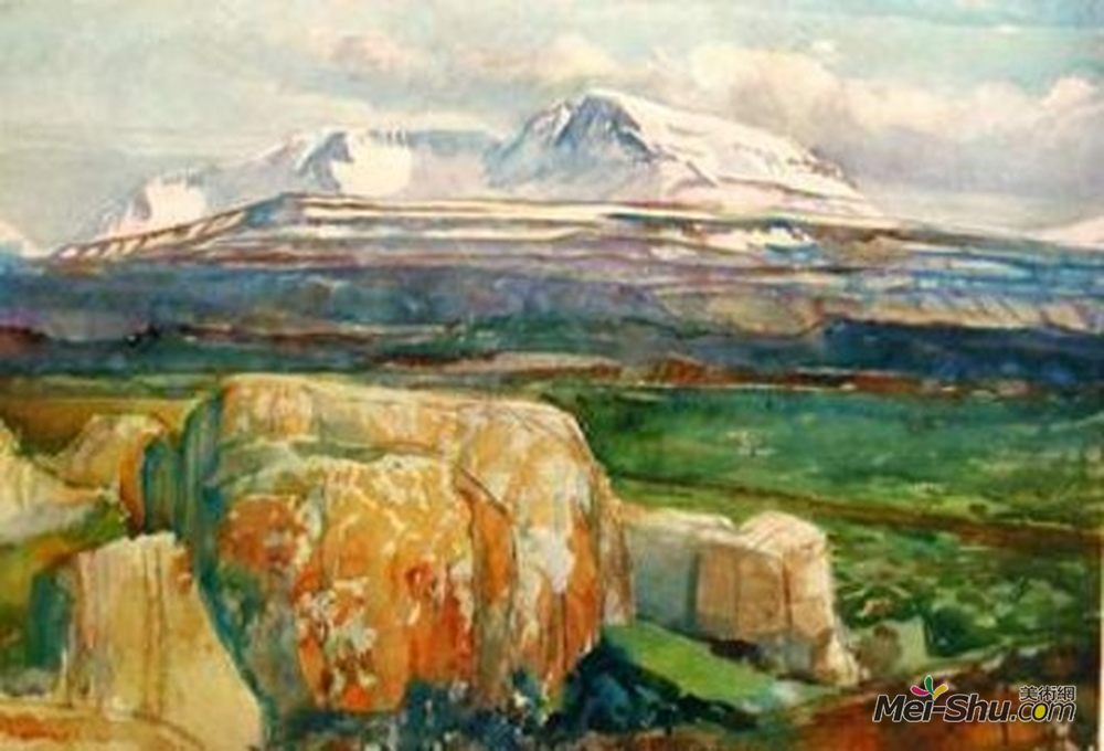阿什格里穆琼森(Asgrimur Jonsson)高清作品《Scene from Flj&ótsdalsh&éra&? in Eas》