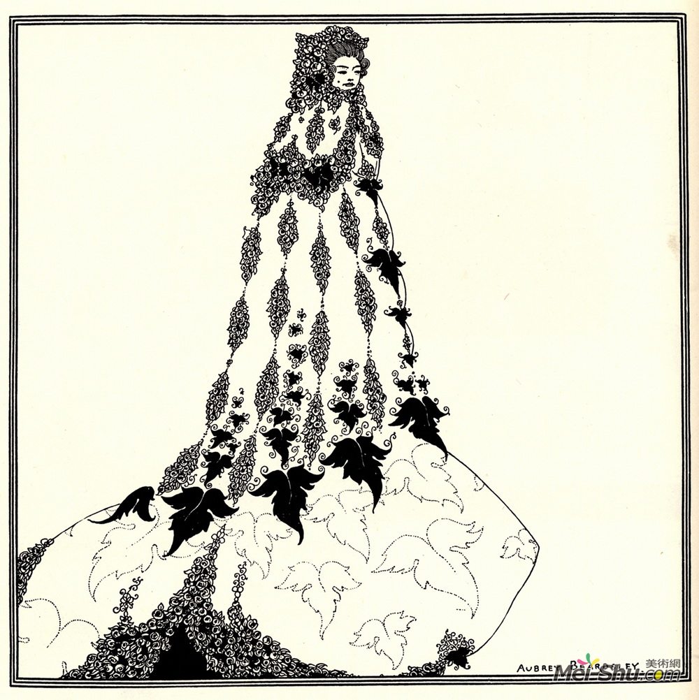 奥博利·比亚兹莱(Aubrey Beardsley)高清作品《芭蕾舞服装的改革建议》