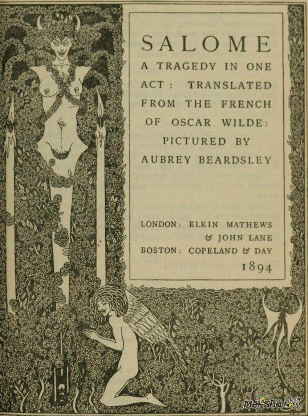 奥博利·比亚兹莱(Aubrey Beardsley)高清作品《书籍插图》