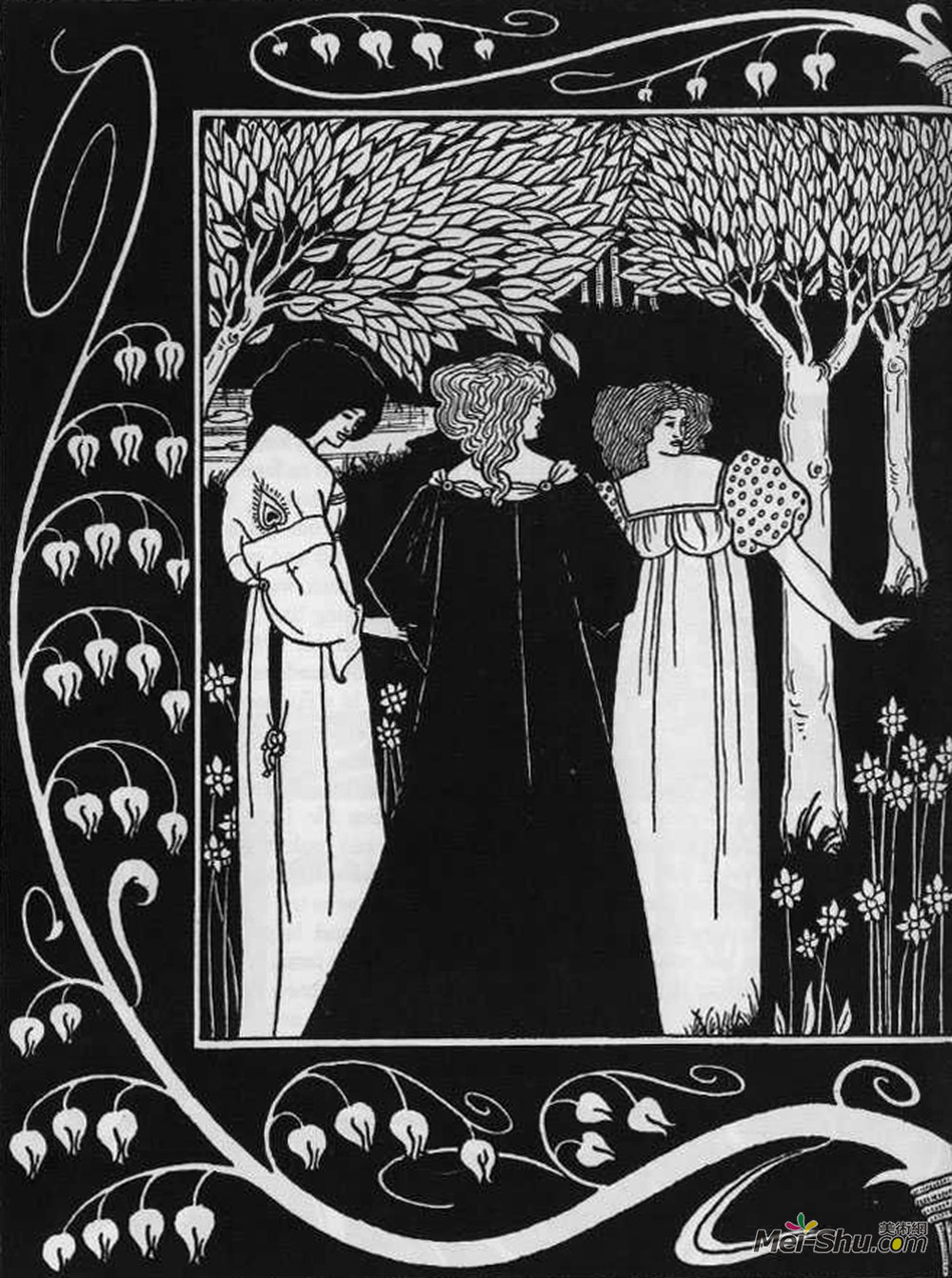 奥博利·比亚兹莱(aubrey beardsley)高清作品欣赏