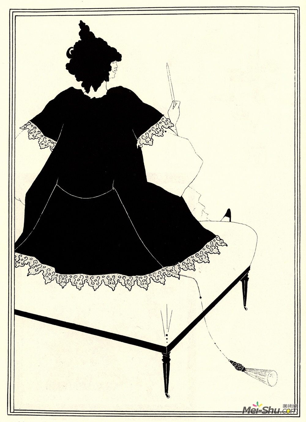 《莎乐美》奥博利·比亚兹莱(aubrey beardsley)高清作品欣赏