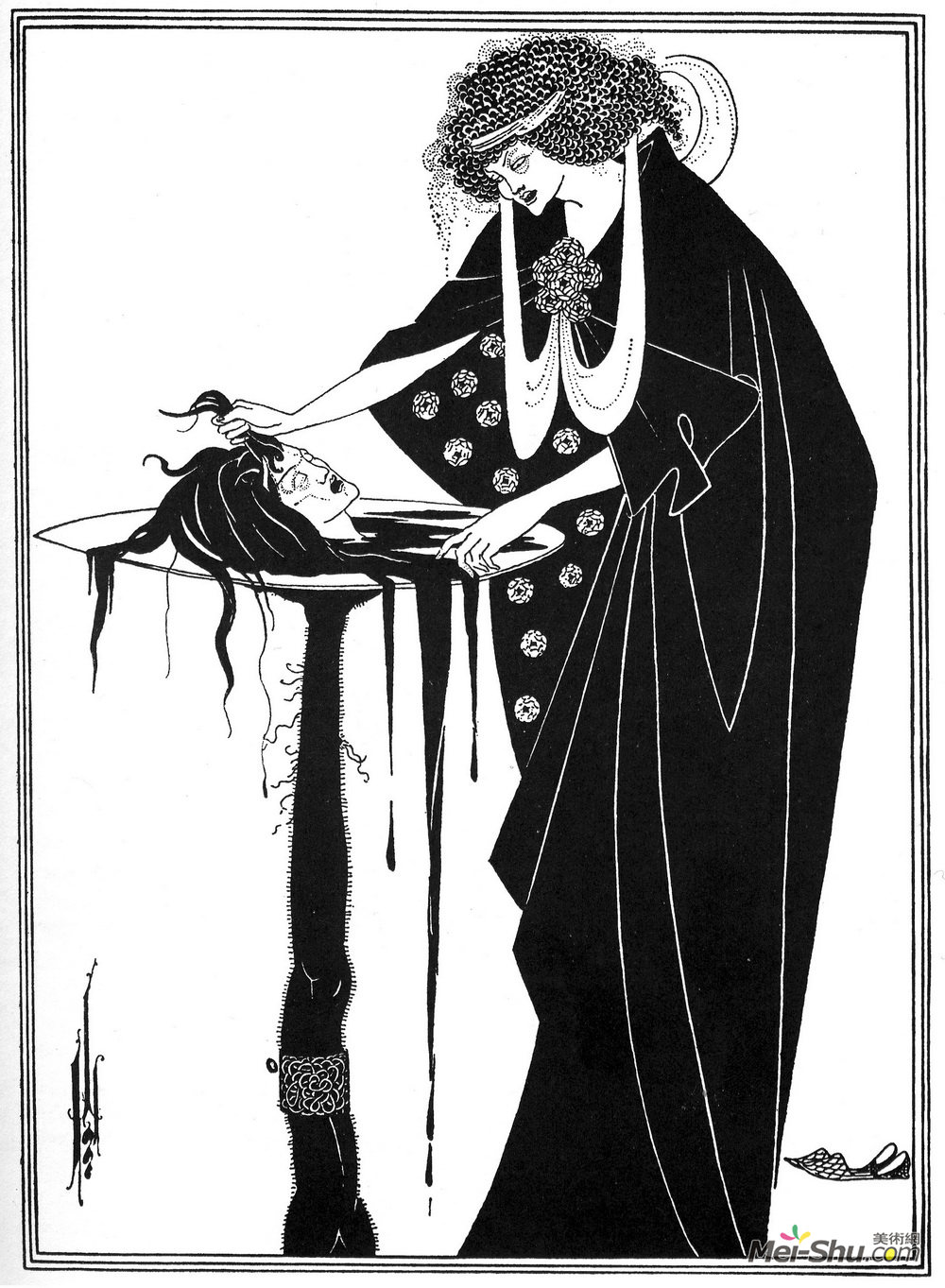 《舞者的奖赏》奥博利·比亚兹莱(aubrey beardsley)高清作品欣赏