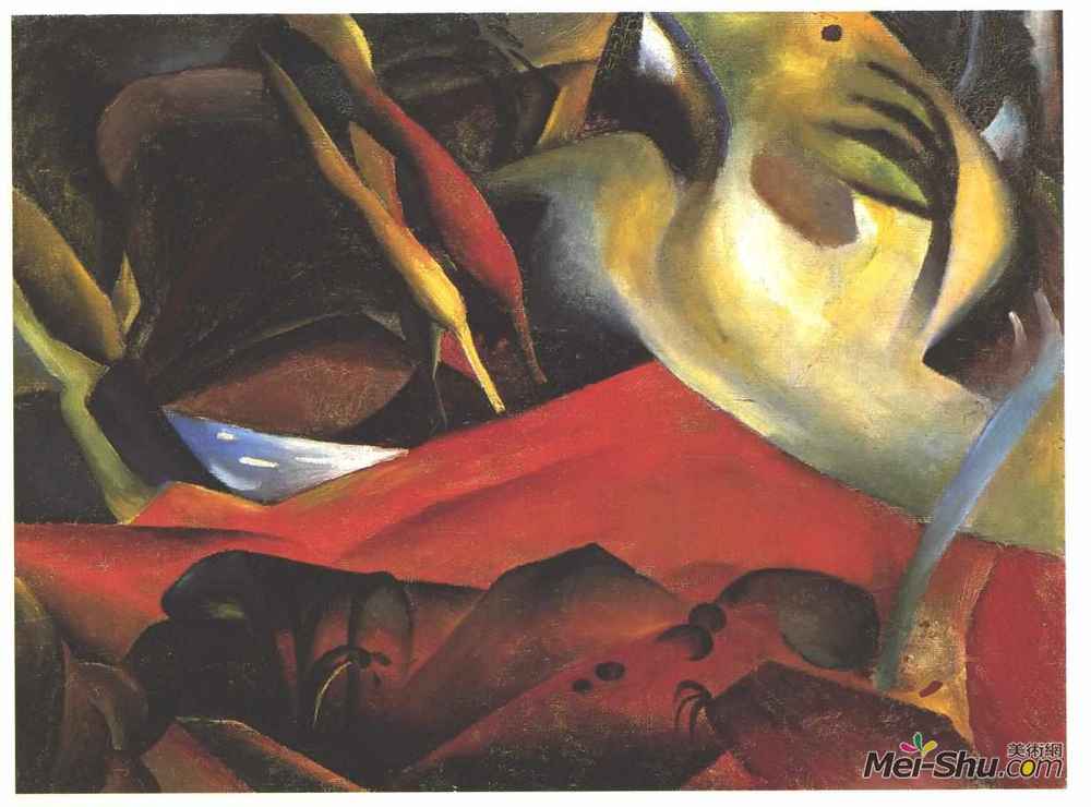 奥古斯特·麦克(August Macke)高清作品《风暴》