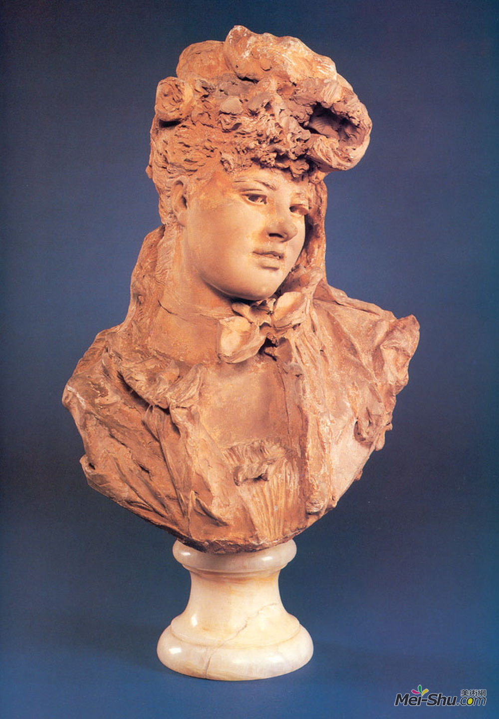 奥古斯特·罗丹(Auguste Rodin)高清作品《微笑的女人半身像》