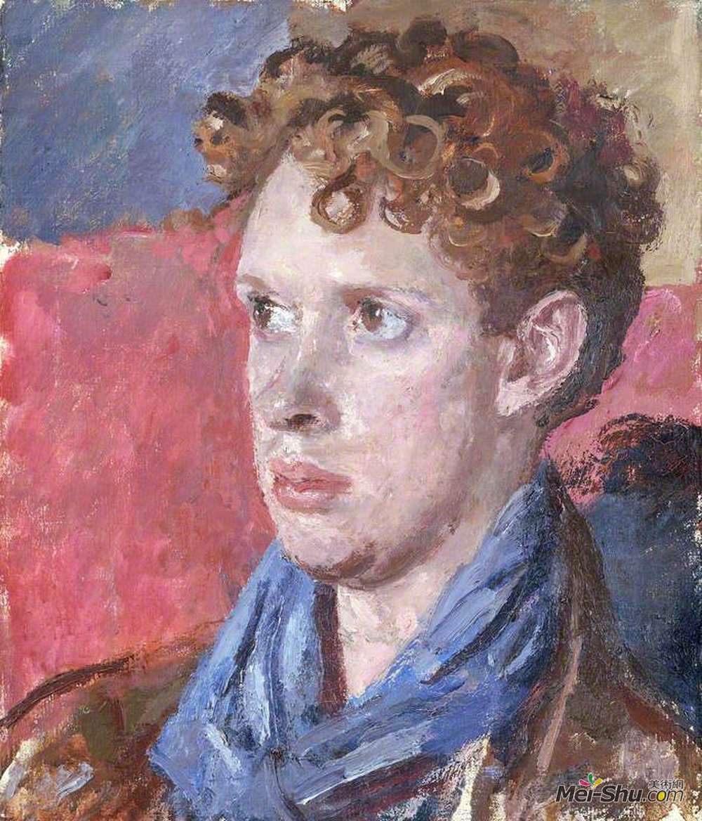 奥古斯都·约翰(Augustus John)高清作品《狄兰·托马斯》