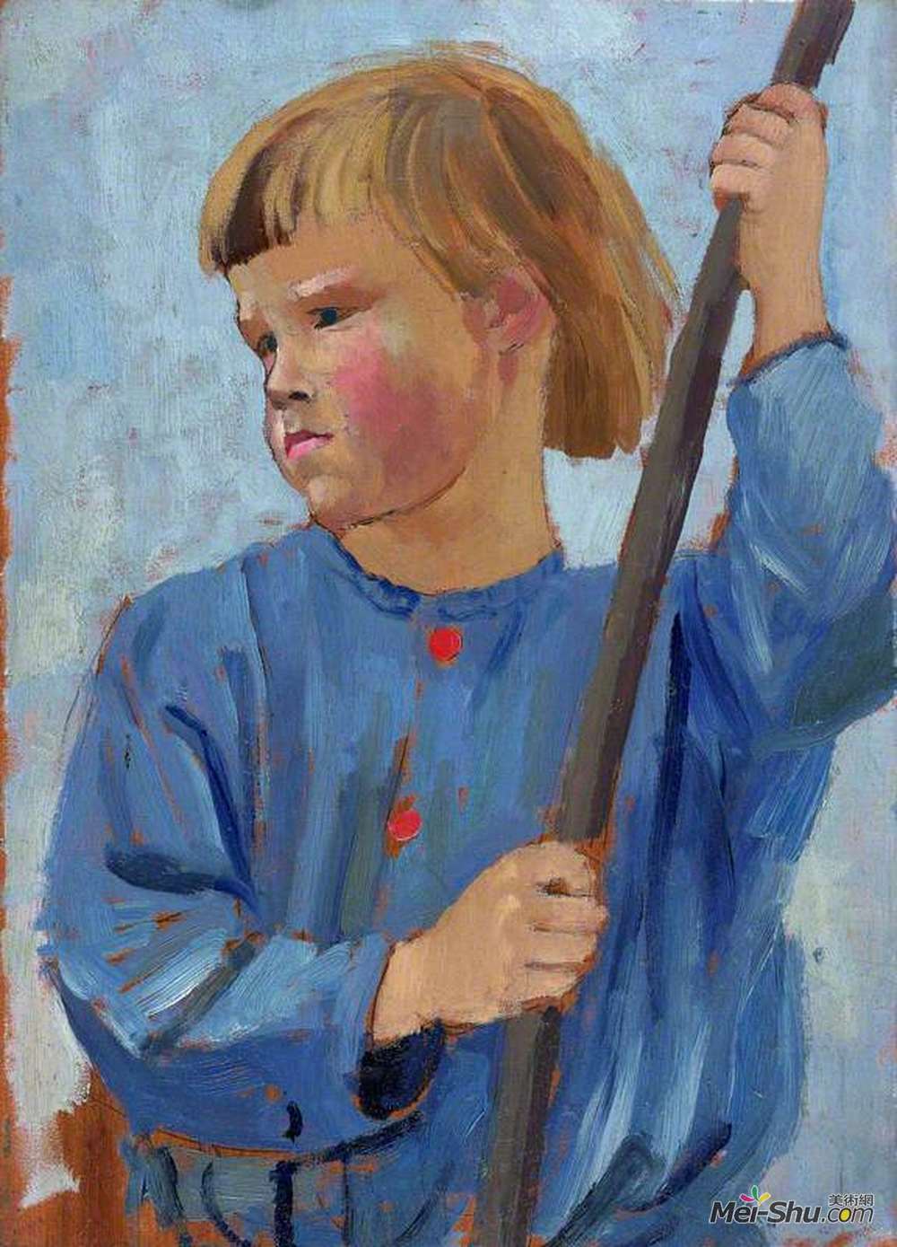 奥古斯都·约翰(Augustus John)高清作品《埃德温约翰》