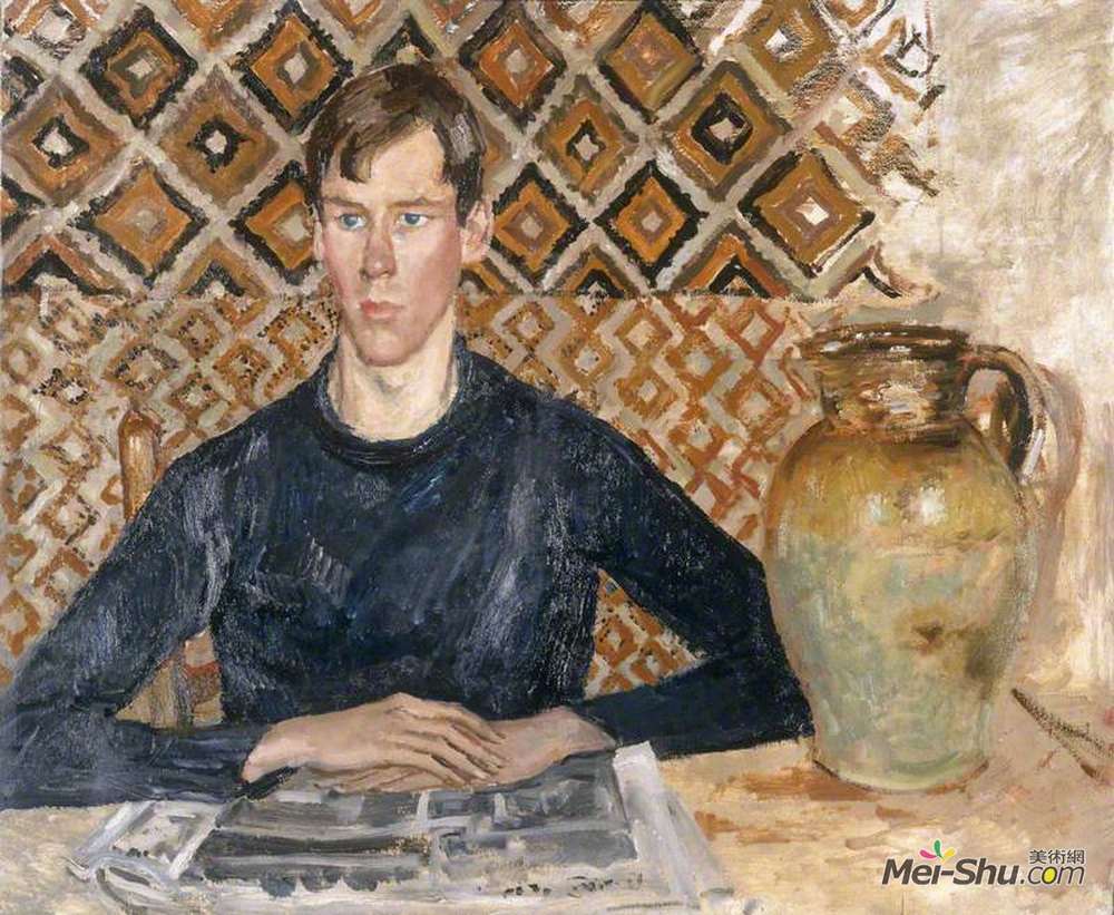 奥古斯都·约翰(Augustus John)高清作品《埃德温约翰》