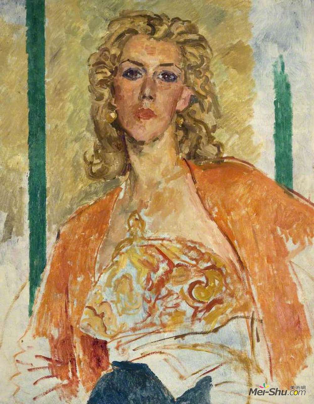 奥古斯都·约翰(Augustus John)高清作品《梅维斯惠勒》