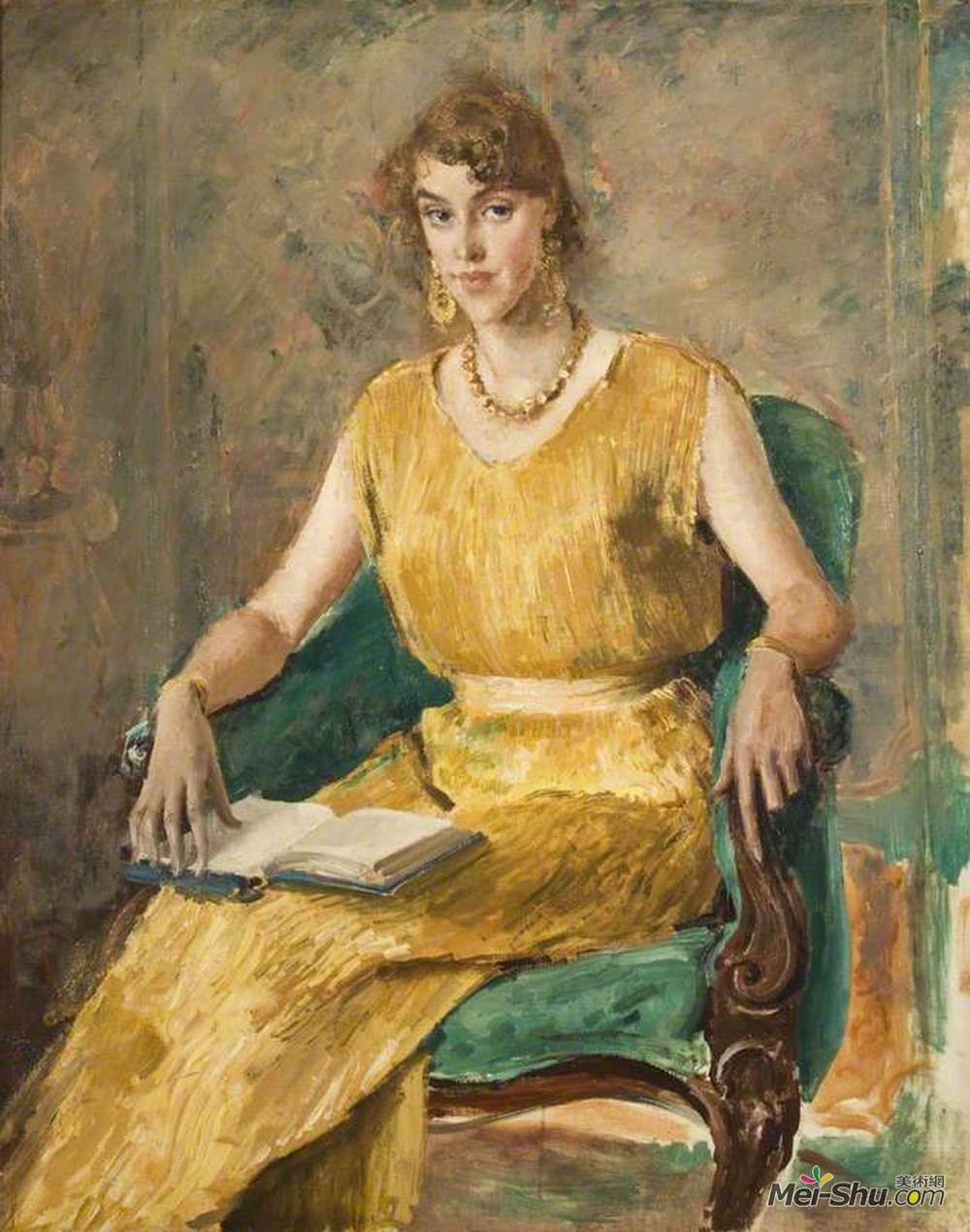 奥古斯都·约翰(Augustus John)高清作品《维拉担心》