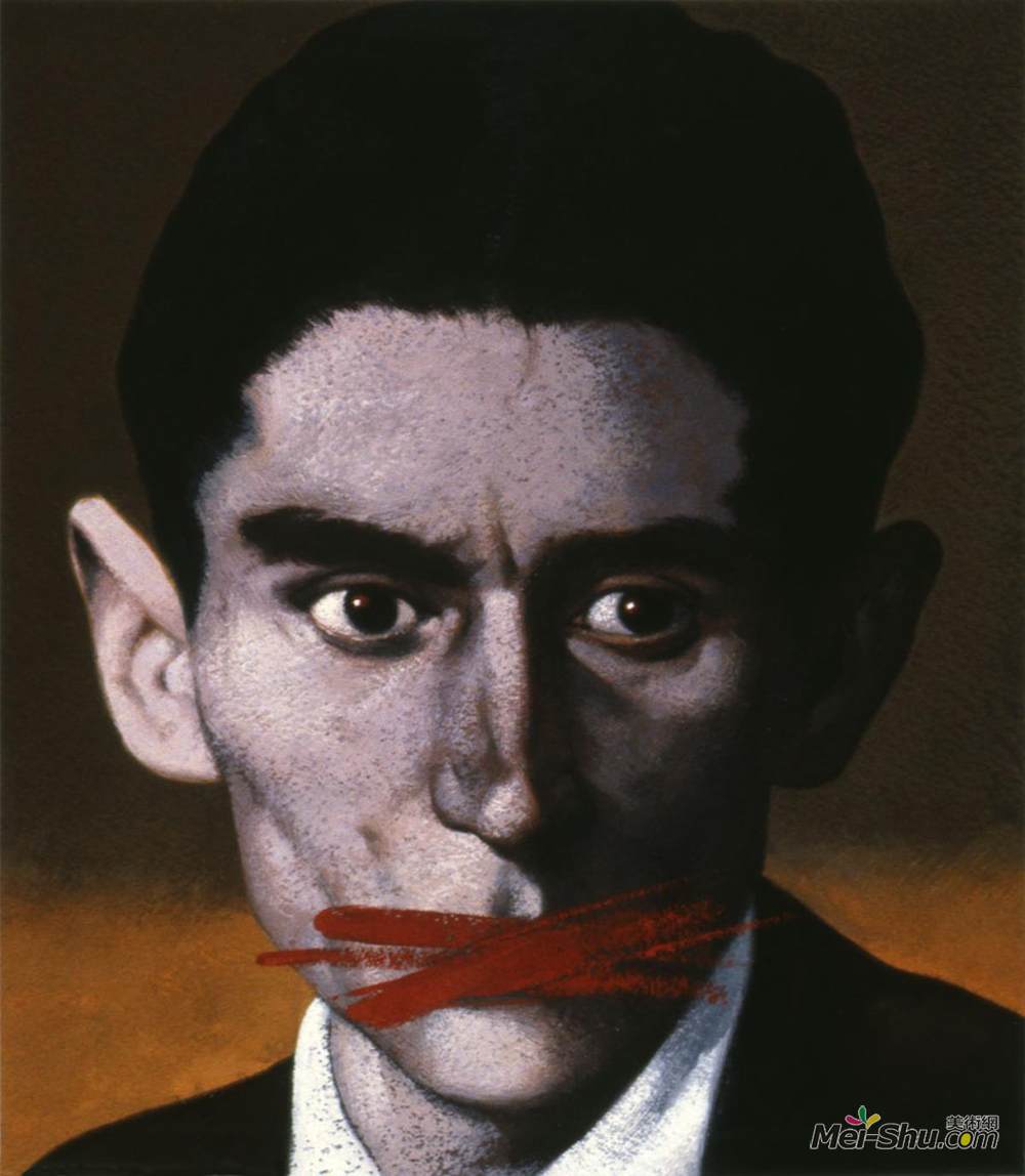 艾登阿格达什洛(Aydin Aghdashloo)高清作品《Book Cover: "Trial, By Frantz Kafka》