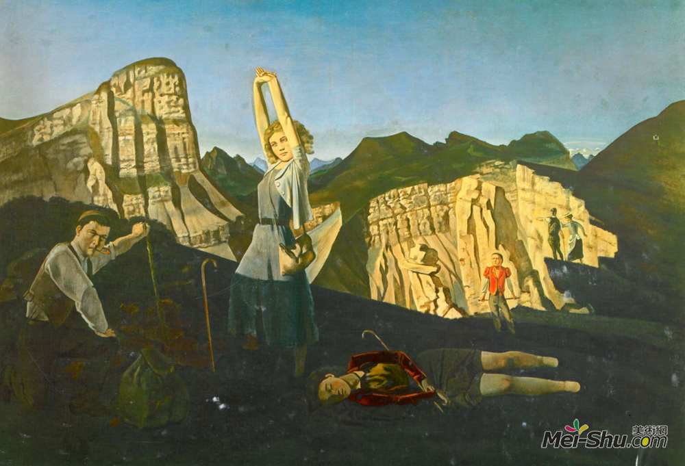 巴尔蒂斯(Balthus)高清作品《山》