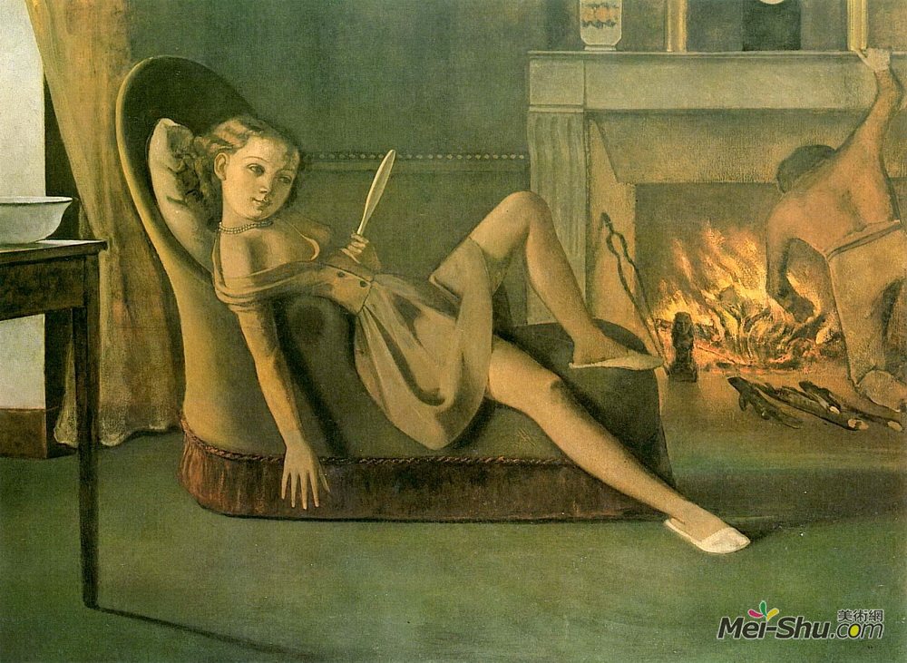 巴尔蒂斯(Balthus)高清作品《黄金岁月》