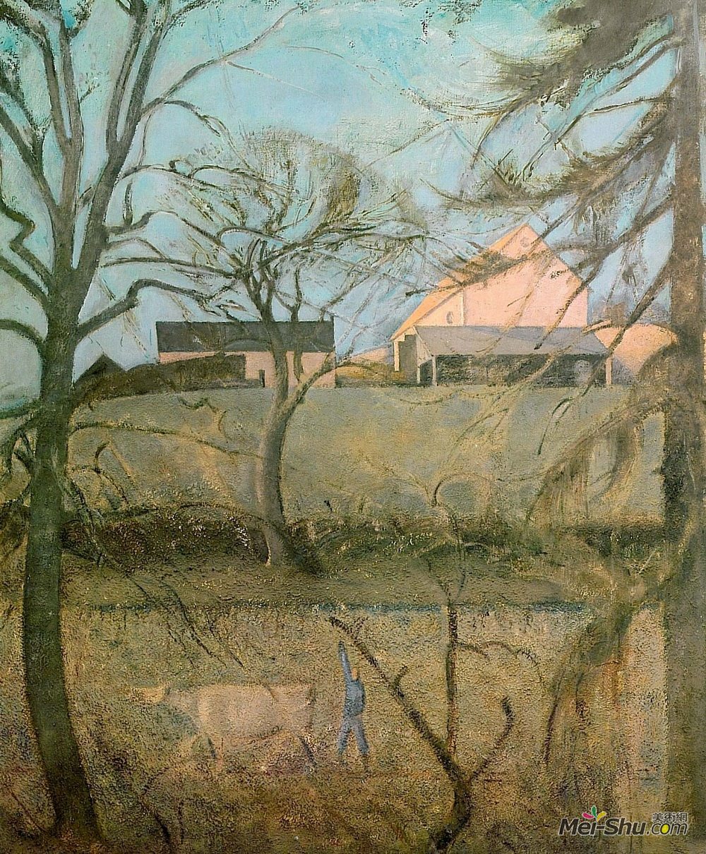 巴尔蒂斯(Balthus)高清作品《奶牛大景观》