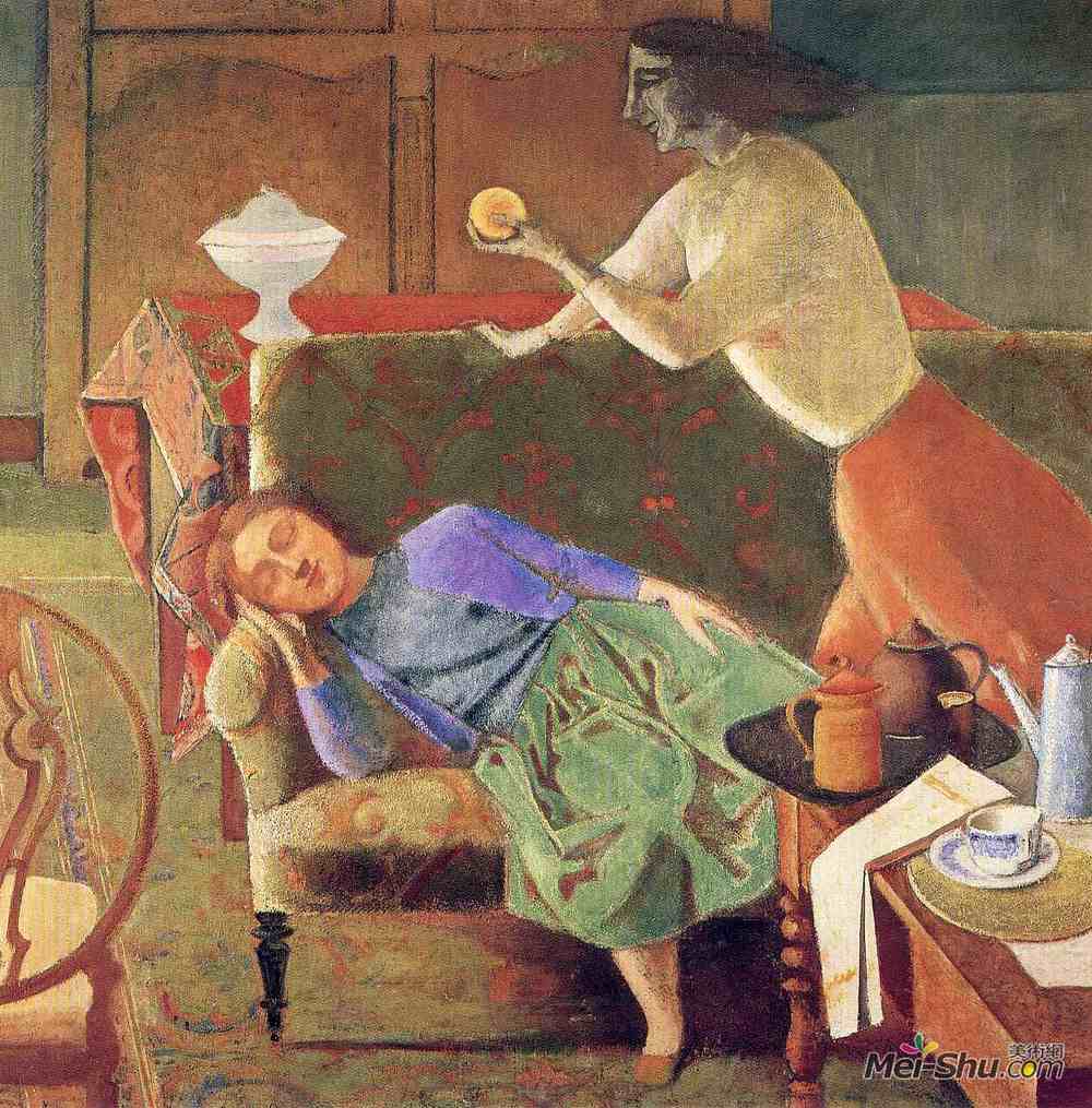 巴尔蒂斯(Balthus)高清作品《金果》