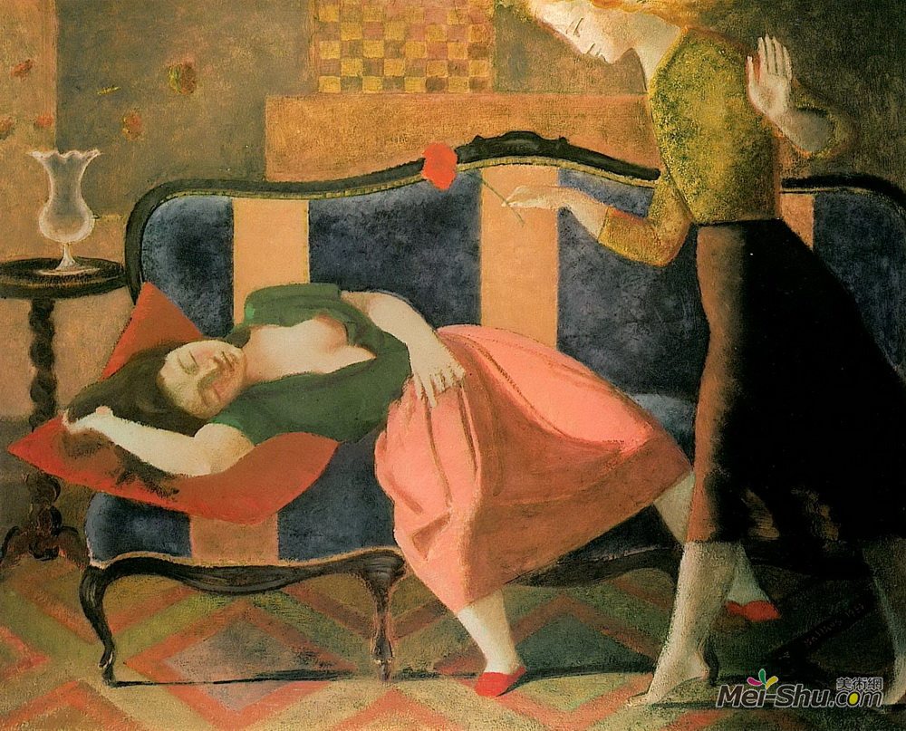 巴尔蒂斯(Balthus)高清作品《梦》
