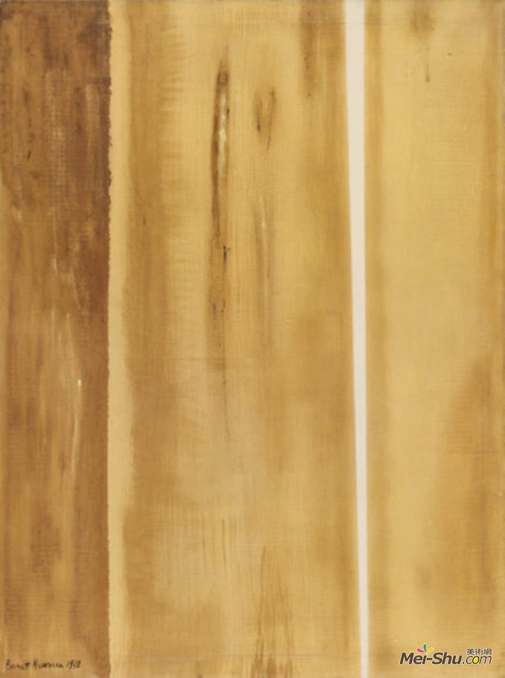 巴尼特·纽曼(Barnett Newman)高清作品《两个边》