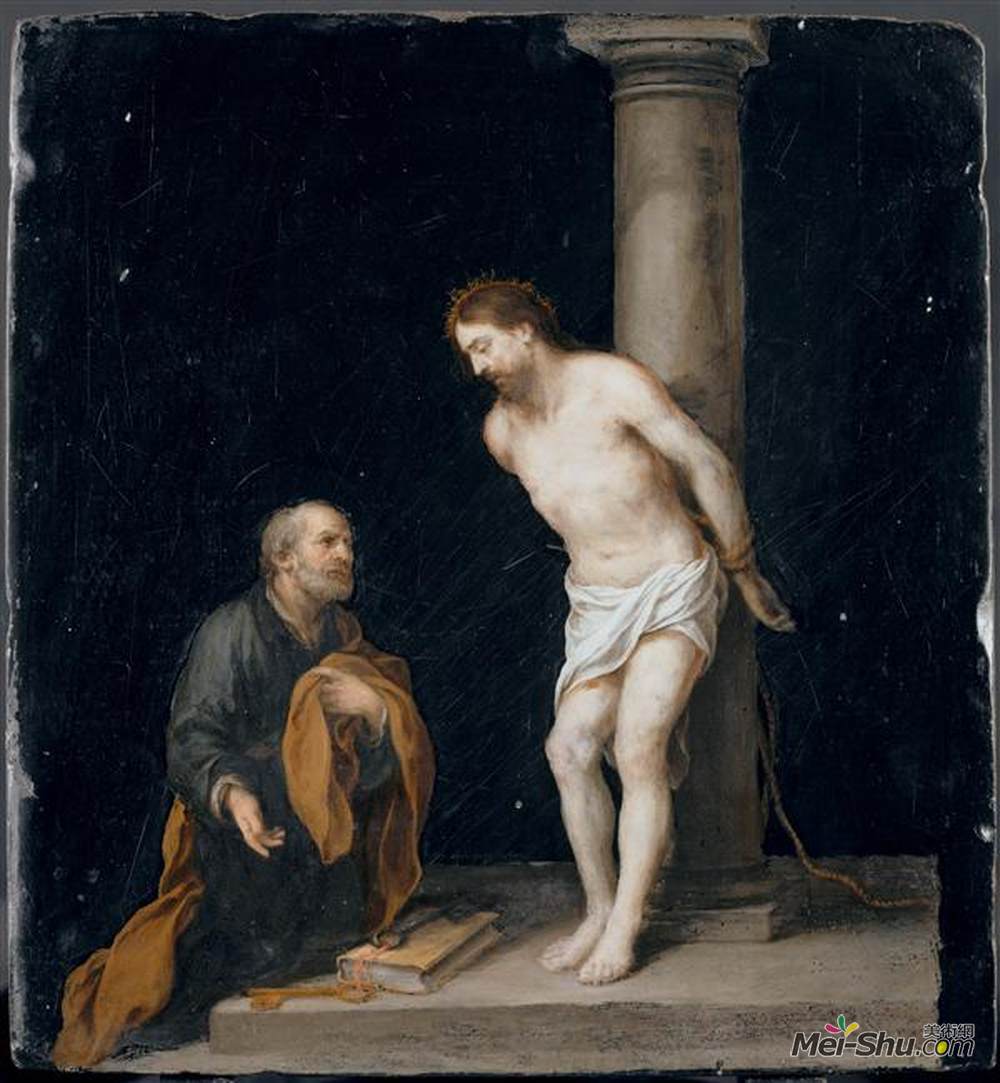 巴托洛梅·埃斯特万·穆立罗(Bartolome Esteban Murillo)高清作品《基督专栏》
