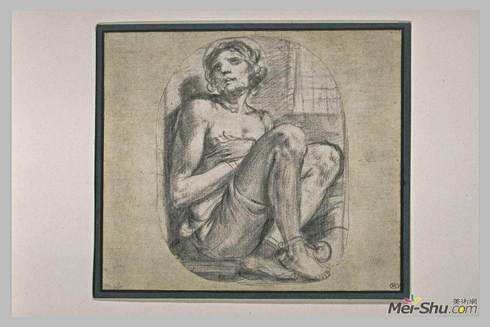 巴托洛梅·埃斯特万·穆立罗(Bartolome Esteban Murillo)高清作品《坐人》